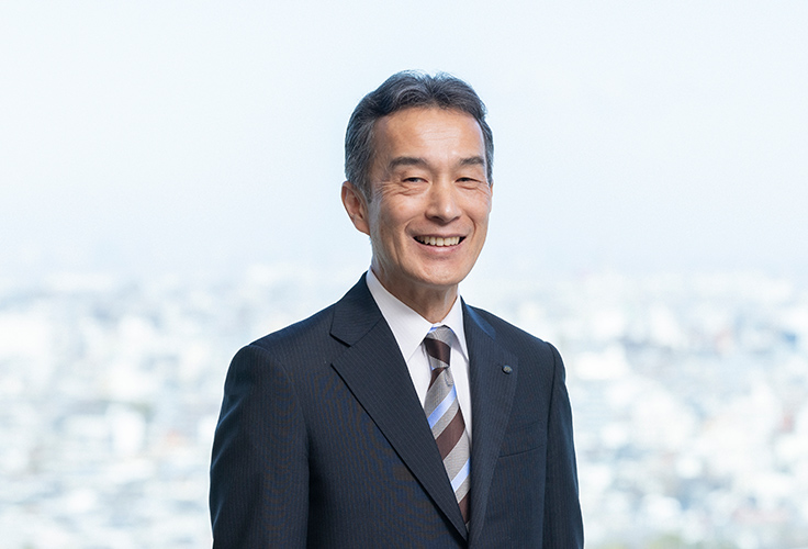 image: Takeshi Minakata Representative Director of the Board,  President & COO
