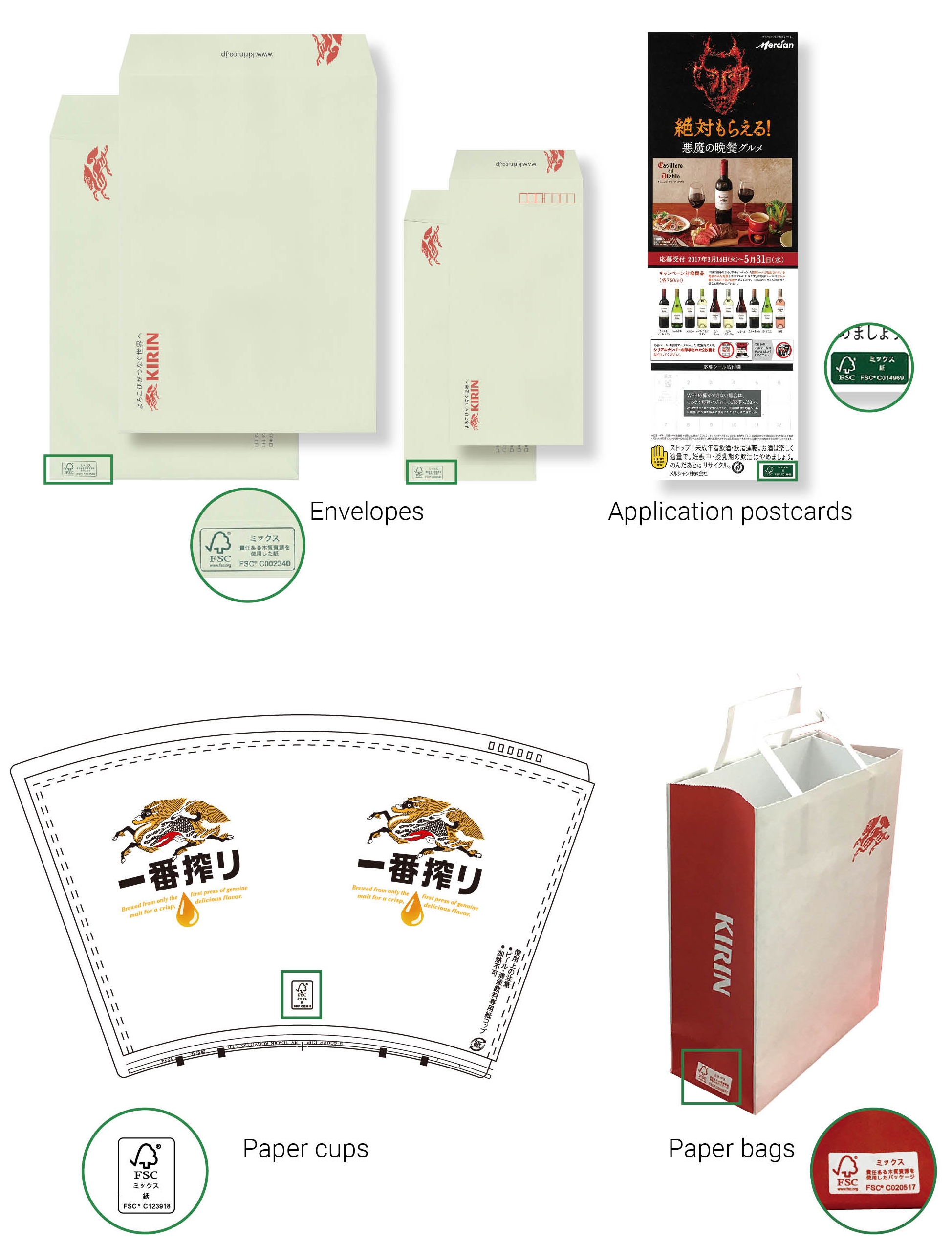Image: EnveIopes,RepIy postcards,Paper cups,peper bags