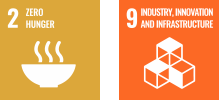 GOAL 02: Zero Hunger GOAL 9: Industry, Innovation and Infrastructure