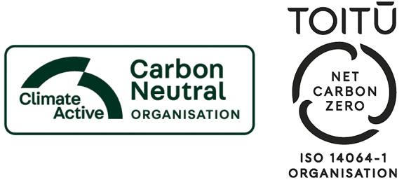Climate Active Carbon Neutral ORGANISATION, TOITU NET CARBON ZERO ISO 14064-1 ORGANISATION