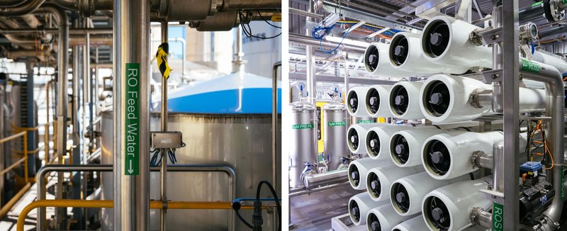Images of RO water recycling plants