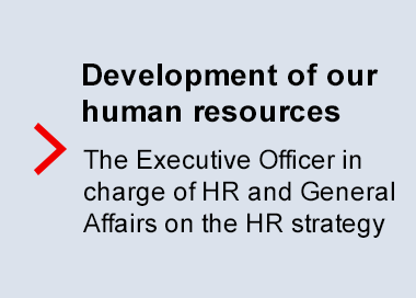 Development of our human resources