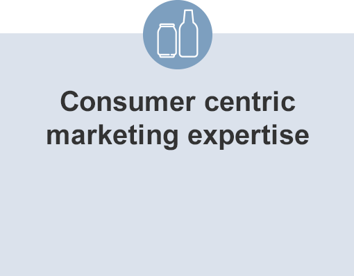 Consumer centric marketing expertise