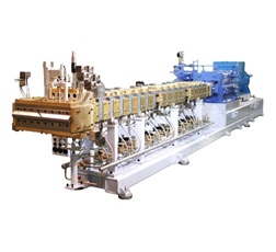 Twin Screw Extruder TEX αⅢ series used in the demonstration test
