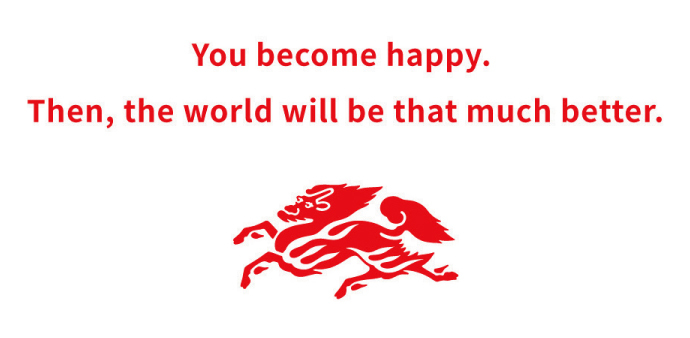 You become happy. Then, the world will be that much better.