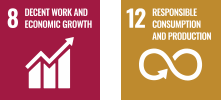 GOAL 8: Decent Work and Economic Growth GOAL 12: Responsible Consumption and Production