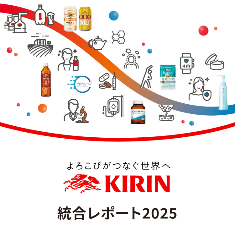 よろこびがつなぐ世界へ KIRIN 統合レポート2025