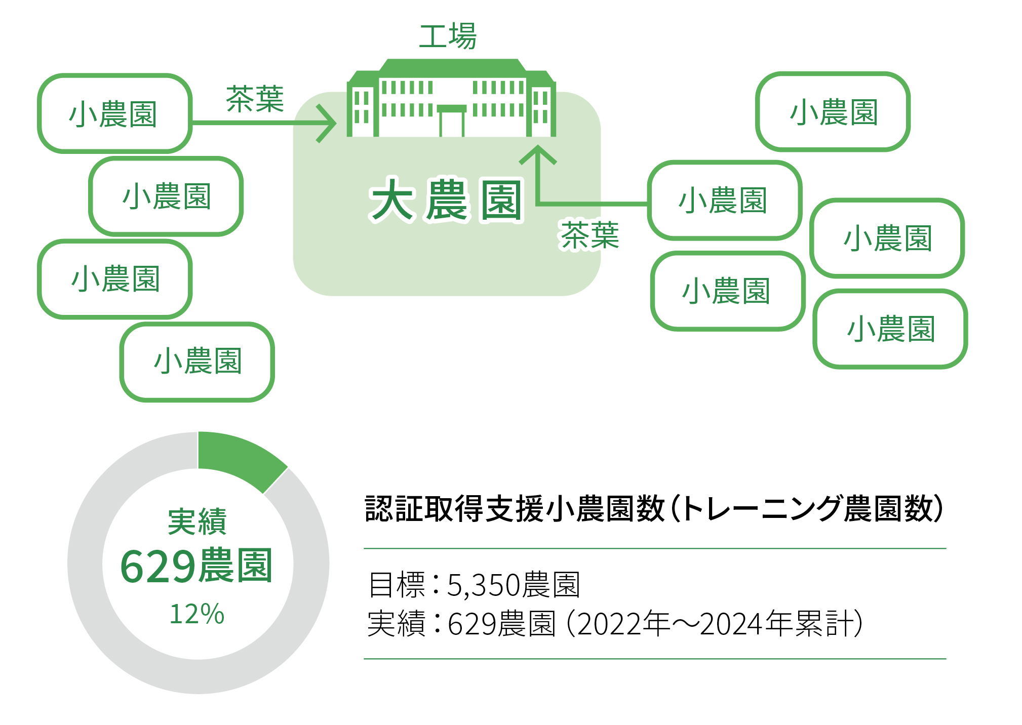 認証取得支援小農園数