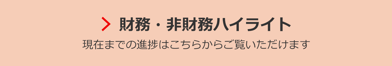 財務・非財務ハイライト 現在までの進捗はこちらからご覧いただけます