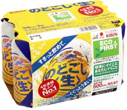 「『キリン のどごし〈生〉』ユニーエコファースト６缶デザインパック」