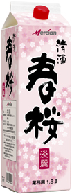 『清酒　春桜　淡麗』紙パック画像