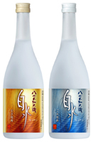「八代不知火蔵 むぎ焼酎 白水 ２５度 720mlびん」「八代不知火蔵 こめ焼酎 白水 ２５度 720mlびん」商品画像