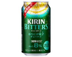 「キリンチューハイ ビターズ ほろにが柚子＜期間限定＞」商品画像