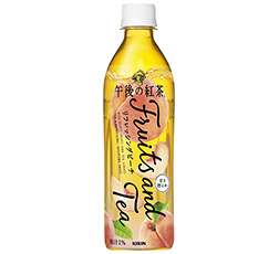 「キリン 午後の紅茶 Fruits and Tea リフレッシングピーチ」商品画像