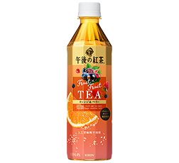 「キリン 午後の紅茶 Fruit×Fruit TEAオレンジ＆ベリー」商品画像