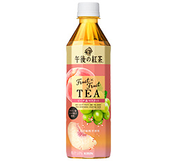 「キリン 午後の紅茶 Fruit×Fruit TEA ピーチ＆マスカット」商品画像
