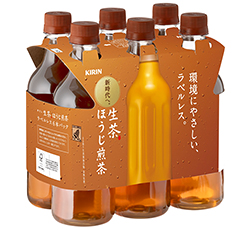 「キリン 生茶　ほうじ煎茶　ラベルレス6本パック」商品画像