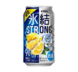 「キリン 氷結®ストロング 塩レモン（期間限定）」350ml缶 商品画像