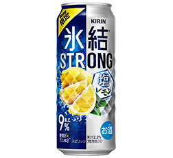 「キリン 氷結®ストロング 塩レモン（期間限定）」500ml缶 商品画像