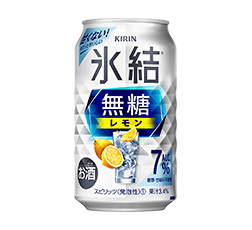 「キリン 氷結®無糖 レモン Alc.7%」350ml缶 商品画像
