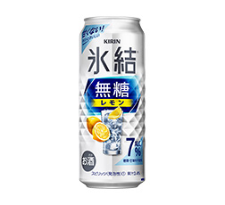 「キリン 氷結®無糖 レモン Alc.7%」500ml缶 商品画像