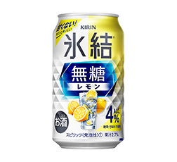 「キリン 氷結®無糖 レモン Alc.4%」350ml缶 商品画像