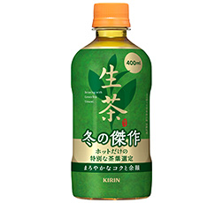 「キリン ホット生茶 冬の傑作」400ml・ペットボトル 商品画像