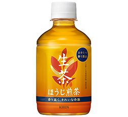 「キリン 生茶　ほうじ煎茶 ホット&コールド」280ml・ペットボトル 商品画像