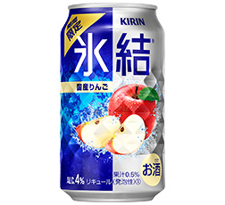 「キリン 氷結® 国産りんご（期間限定）」350ml・缶 商品画像