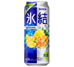 「キリン 氷結®　文旦＆みかん（期間限定）」500ml・缶 商品画像