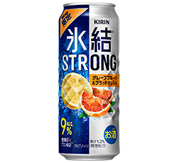 「キリン 氷結® ストロング　グレープフルーツ＆ブラッドオレンジ（期間限定）」500ml・缶 商品画像