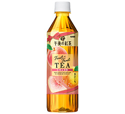 「キリン 午後の紅茶 Fruit×Fruit TEA 白桃＆黄桃」商品画像