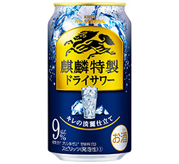「キリン・ザ・ストロング 麒麟特製ドライサワー」350ml・缶　商品画像