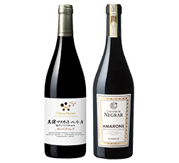 「日本とイタリアの競演！陰干しブドウのワイン飲み比べセット」商品画像