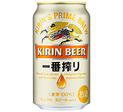 「キリン一番搾り生ビール」350ml缶 商品画像