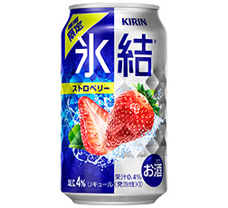 「キリン 氷結® ストロベリー（期間限定）」350ml・缶 商品画像