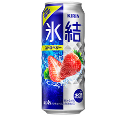 「キリン 氷結® ストロベリー（期間限定）」500ml・缶 商品画像