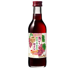 「おいしい酸化防止剤無添加赤ワイン」180ml 商品画像