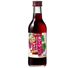 「おいしい酸化防止剤無添加赤ワイン　ふくよか赤」180ml 商品画像