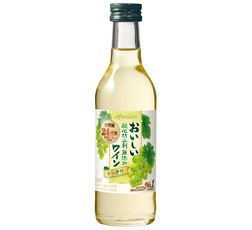 「おいしい酸化防止剤無添加白ワイン」180ml 商品画像