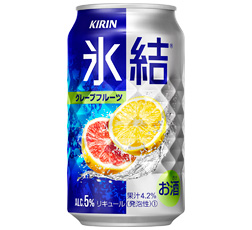 「キリン 氷結® グレープフルーツ」350ml 商品画像