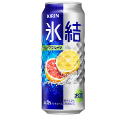 「キリン 氷結® グレープフルーツ」500ml 商品画像