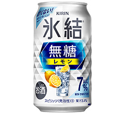 「キリン 氷結®無糖 レモン」7％ 350ml 商品画像