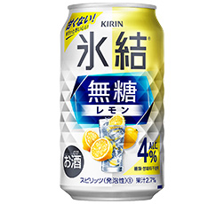 「キリン 氷結®無糖 レモン」4％ 350ml 商品画像