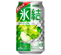 「キリン 氷結® グリーンアップル（期間限定）」350ml・缶 商品画像
