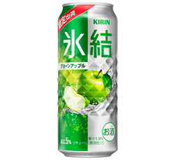 「キリン 氷結® グリーンアップル（期間限定）」500ml・缶 商品画像