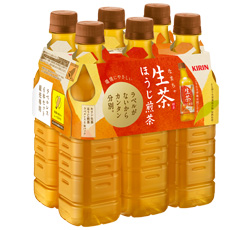 「キリン 生茶　ほうじ煎茶」525ml ペットボトル 6本 商品画像