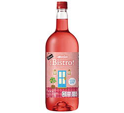 「ビストロ　ペットボトル　かろやかロゼ」1500ml 商品画像