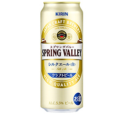 「SPRING VALLEY シルクエール＜白＞」500ml缶 商品画像