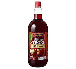 「ビストロ　ストロング　ペットボトル　濃いめ赤」1500ml・ペットボトル 商品画像